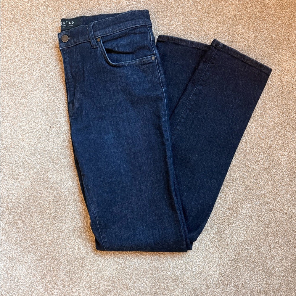 DSTLD Dark Blue Straight Leg Jeans